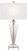 Trophy 30 1/2" Large Table Lamps Set of 2 Crystal Glass Modern Clear Living Room Bedroom Bedside