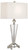 Trophy 30 1/2" Large Table Lamps Set of 2 Crystal Glass Modern Clear Living Room Bedroom Bedside