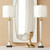Carrillo 38 1/2" Large Table Lamp Set of 2 Crystal Glass Modern Hexagonal Lana Clear Column Bedroom Living Room House Bedside Nightstand