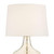 Ania 31" Table Lamps Set of 2 Large Modern Champagne Glass Jar Glam Clear End Living Room Bedroom Bedside Nightstand