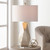 32 1/2" Table Lamps Set of 2 Champagne Gold Geometric Large Glam Mid Century Modern Living Room Bedroom Bedside Nightstand