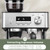 Bar Espresso Machine with Grinder & Steam Wand for Latte