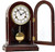Solid Wood Vintage Mechanical Mantel Clock for Living Room Fireplace Decor