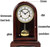 Solid Wood Vintage Mechanical Mantel Clock for Living Room Fireplace Decor