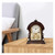 Vintage Pendulum Mantel Clock, Silent, Battery Operated, Desk Shelf Bedside