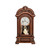 Vintage Solid Wood Mechanical Mantel Clock with Swinging Pendulum Retro Table Decor for Study Living Room