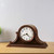 Howard Miller Albright Mantel Clock – Dual-Chime Quartz Movement, Burl Veneer Wood, Westminster & Ave Maria, Battery Operated