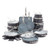 Pro 22 Piece Cookware Set Ceramic Nonstick Pots & Pans