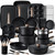 44pcs Pots and Pans, Nonstick Cookware Set with Bakeware