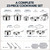 5-Ply Stainless Steel Cookware Set, 23-Piece Pots and Pans Set