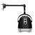 yyBhb Wall Mount Hooded Salon Hair Dryer, Professional