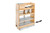 Cabinet Outlet Pullout Grooming Organizer w/Soft-Close