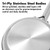 10 Piece Cookware Pots & Pans Set, PFAS-Free Ceramic Nonstick