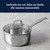 10-Pc Stainless Steel Cookware Set, Oven Safe Up To 500°F