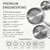 5 Pc Stainless Steel Cookware Set - 5 Ply Clad