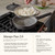 Our Place Cookware Set, 13-Piece Ceramic Nonstick Pots & Pans