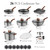 26pcs Pots and Pan Set Nonstick, Cookware Sets