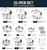 5 Ply Stainless Steel Cookware Set 21 Piece, Fully Clad