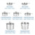 3-Ply Stainless Steel 11-Piece Cookware Set with Vented Glass Lids