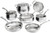 12-Piece PureClad™ Triple-Ply Stainless Steel Cookware Set