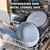 Healthy Ceramic Nonstick, 11 Piece Cookware Pots and Pans Set with Stainless Steel Lids