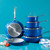 Aluminum Cookware Pots and Pans Set - Blue - Induction Compatible