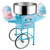 Popcorn Flufftastic Cotton Candy Machine with Cart, Blue