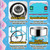 Popcorn Flufftastic Cotton Candy Machine with Cart, Blue
