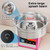 Commercial Electric Cotton Candy Maker with 20-Inch Stainless Steel Bowl