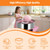 1100W Cotton Candy Machine Cart with Bubble Cover
