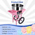 1000W Electric Cotton Candy Machine Cart