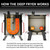 Outdoor Propane Deep Fryer Black