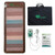 PHYMAT 5-Gemstone Far Infrared Heating Mat, Hot Stone Relaxation, 67x27in Visible 5-Color Gemstone Mat, Far Infrared Warmth