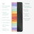 HealthyLine Rainbow Chakra Infrared Gemstone Heating Mat, Full Body 74 x 28 Extended full-body coverage, 7 natural gemstones