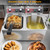 Commercial Double Deep Fryer With 2 Basket large deep fryer