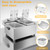 Commercial Double Deep Fryer With 2 Basket large deep fryer