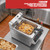 12.6QT Commercial Deep Fryer with Timer and Oil Drain