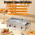 Gas Deep Fryer Commercial Fryer Griddle Station
