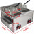 Commercial Deep Fryers, Gas Fryer 10Lx2 with Stainless Steel