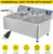 3400W Commercial Electric Deep Fryer - 22L/23.2QT 304 Stainless Steel