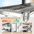 304 Stainless Steel Over The Sink Dish Drying Rack