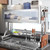 Over the Sink Dish Drying Rack with Cabinet, Stainless Steel