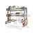 Dish Drying Rack Over Sink - 3 Tier 304 Stainless Steel