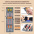 Vibration Massage Mat with Heat 20 Heads Full Body Vibrating Massage Mattress Pad, Electric Heated Chair Back Pad for Pain Relief