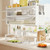 Over Sink Dish Drying Rack with Cover & Knife Holder