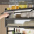 Over Sink Dish Drying Rack with Cover & Knife Holder
