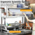 Over the Sink Dish Drying Rack with Cabinet
