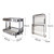 304 Stainless Steel 3 Tier Dish Drying Rack