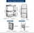 Foldable Stainless Steel 3-Tier Drying Rack with Drain Pans
