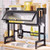 3-Tier Black Kitchen Dish Drying Rack Over Sink